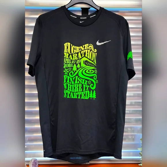 Nike running Dri fit Eugene Oregon running shirt - Picture 1 of 7